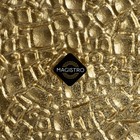 Тарелка подстановочная Magistro «Кринкл», d=33 см, стекло, золотистая - Фото 4