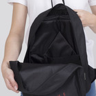 Рюкзак молодёжный, отдел на молнии, наружный карман, цвет чёрный - Фото 6
