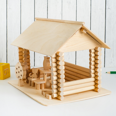 Конструктор деревянный «Беседка», модель для творчества