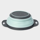 Дуршлаг складной Доляна «Компакт», 29.5×23.8×9 см, бирюзовый - Фото 5