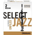 Трости Rico RRS10SSX2M Select Jazz Unfiled для саксофона сопрано, размер 2 (Medium), 10шт - фото 299636872