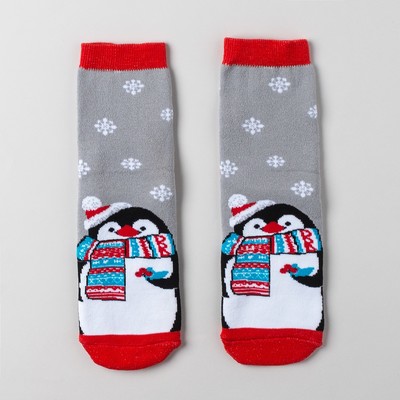 Носки женские махровые, цвет серый, размер 25