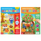 Книги с наклейками многоразовыми «Мир вокруг меня», набор 2 шт. - Фото 1