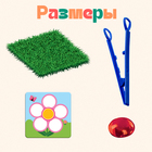 Развивающий набор «Цветная роса», 30 камешков, полянка, по методике Монтессори, 3+ - Фото 4