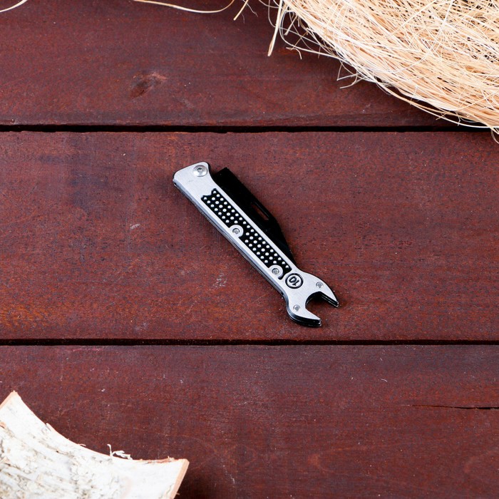 Нож перочинный складной "Гаечный ключ" 15см, клинок 60мм/1мм - фото 1908496012