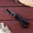 Нож перочинный "Трансформер" складной черный, лезвие 8,5 см, с фиксатором - Фото 2