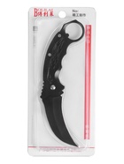 Нож-керамбит "Пламя", красная рукоять, лезвие 6,5 см - фото 809331615