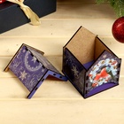 Чайный домик новогодний «Снегири», 10.5×9.5×12 см - Фото 4