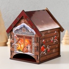 Чайный домик новогодний «Чудеса в окошке», 10.5×9.5×12 см - Фото 2