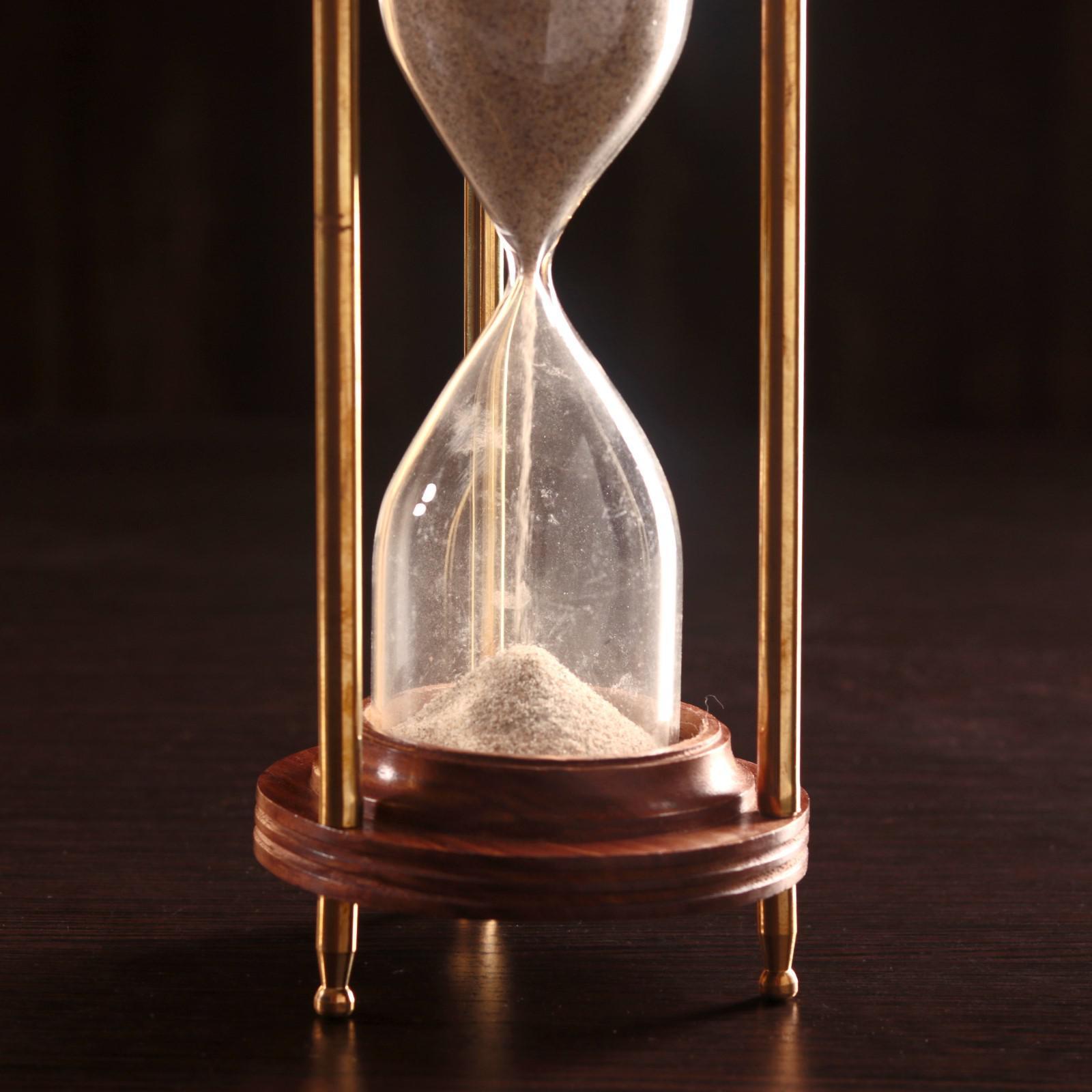 Hourglass As a Symbol of Climate Change. Global Warming Stock Photo - Image of m