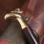 Ложка для обуви "Орёл" дерево, латунь 50х5,5х2,5 см - Фото 2