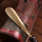 Ложка для обуви "Орёл" дерево, латунь 50х5,5х2,5 см - Фото 3