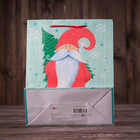 Пакет подарочный новогодний «Дед Мороз и Елка», 33?42.5?10 см (комплект 12 шт) - фото 51719685