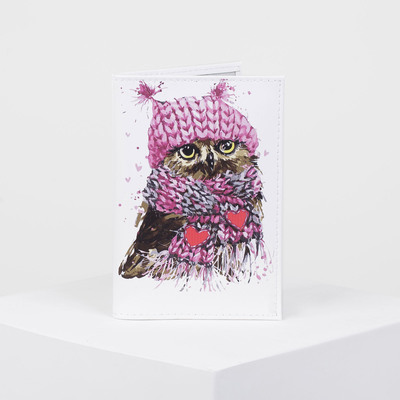 Обложка для паспорта, цвет белый