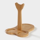 Набор для специй BellaTenero «Кракле», солонка 100 мл, перечница 100 мл, сахарница с ложкой 350 мл, на бамбуковой подставке, фарфор, белый - Фото 13