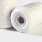 Набор для специй BellaTenero «Кракле», солонка 100 мл, перечница 100 мл, сахарница с ложкой 350 мл, на бамбуковой подставке, фарфор, белый - Фото 5