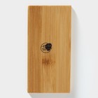 Набор для специй BellaTenero «Лисы», солонка 80 мл, перечница 80 мл, на бамбуковой подставке, фарфор, белый - Фото 8