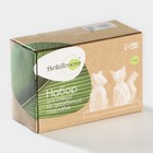 Набор для специй BellaTenero «Лисы», солонка 80 мл, перечница 80 мл, на бамбуковой подставке, фарфор, белый - Фото 10