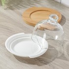 Лимонница Доляна «Эстет», 12,5×11,5×9 см, на деревянной подставке - Фото 2