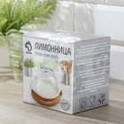 Лимонница Доляна «Эстет», 12,5×11,5×9 см, на деревянной подставке - Фото 4