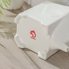 Набор кухонный на фарфоровой подставке Доляна «Слонёнок», 5 предметов, цвет белый - Фото 5