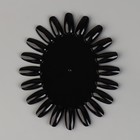 Палитра для лаков «Овальная», 20 ногтей, фасовка 10 шт, цвет чёрный - Фото 2