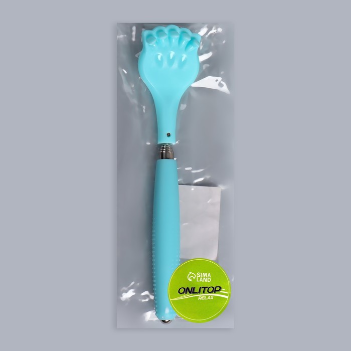 Массажёр - чесалка, с раздвижной ручкой, 20/55 см, цвет МИКС 18791