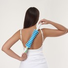 Массажёр «Скалка», универсальный, 12 колёс, d=7×45 см, МИКС - Фото 4