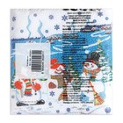 Салфетки новогодние бумажные Гармония цвета «Снеговички», 24×24 см, 50 шт. - Фото 3