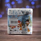 Салфетки новогодние бумажные Гармония цвета «Снеговички», 24×24 см, 50 шт. - Фото 5