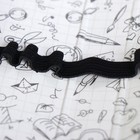 Пенал 1 секция, 60 х 190 х 30 мм, ПКЗ 01-54 Calligrata "Рептилия", кожзам, чёрный - Фото 5