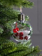 Ёлочный шар «Ягоды», 1 LED, от батареек, свечение тёплое белое - Фото 5