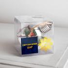 Ёлочный шар «Листочек», батарейки, 1 LED, свечение тёплое белое - Фото 3