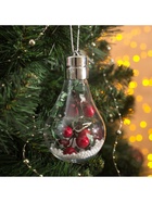 Ёлочный шар «Ягоды», 5 LED, от батареек, свечение белое - Фото 5