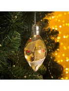 Ёлочный шар «Новый год», 5 LED, от батареек, свечение тёплое белое - Фото 4