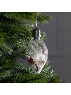 Ёлочный шар «Снежные нити», 5 LED, от батареек, свечение тёплое белое - Фото 5