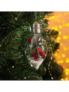 Ёлочный шар «Ягоды», 5 LED, от батареек, свечение тёплое белое - Фото 5