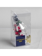 Ёлочный шар «Ягоды», 5 LED, от батареек, свечение тёплое белое - Фото 7