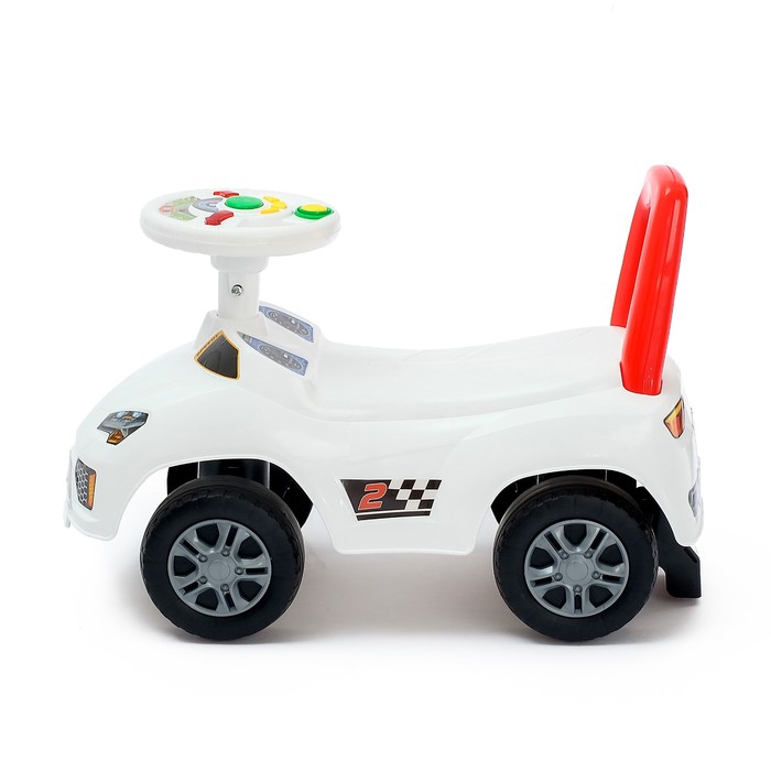 Толокар «Ламбо», световые и звуковые эффекты, цвет белый 45867
