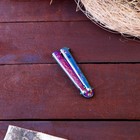 Нож-бабочка "Фиолет" 16,3см, клинок 74мм/1,4мм - Фото 4