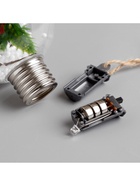 Ёлочный шар «Ветка ели», 1 LED, от батареек, свечение тёплое белое - Фото 6