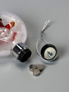 Ёлочный шар «Снеговик», 5 LED, от батареек, свечение тёплое белое - Фото 6