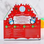 Новый год, подарочный набор резиновых игрушек «Новогодний домик», 4 шт., новогодняя подарочная упаковка - фото 3842709