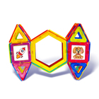Магнитный конструктор Magical Magnet, 56 деталей, прозрачные, в пакете - Фото 2