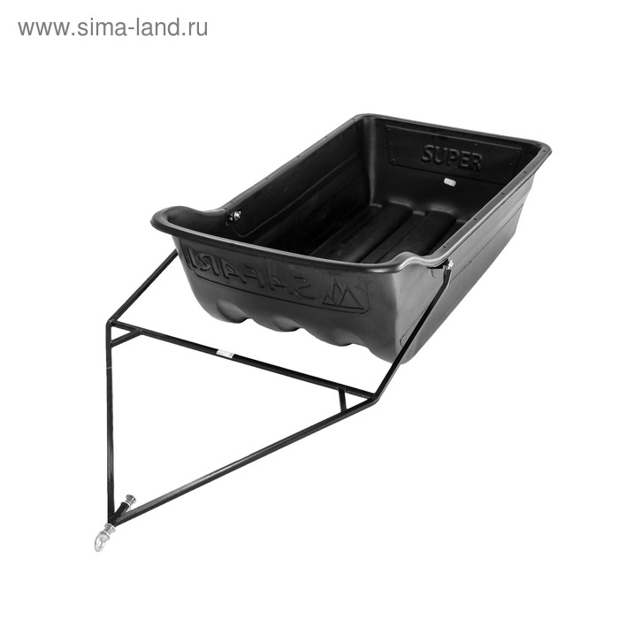 Сани волокуши PolimerList Safari Super, 230х100х48 см, обвязка, дышло, углубленные - Фото 1