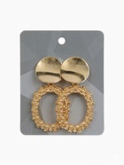 Серьги металл «Эврика» овальные, цвет золото  (артикул 4445510)  большой выбор товаров оптом и в розницу по низким ценам с доставкой