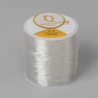 Нить силиконовая резинка, d=0.8 мм, L=100 м, прозрачная - Фото 2