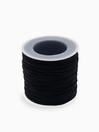 Шнур вощеный из полиэстера d=1 мм, L=65-70 м, чёрный - Фото 3