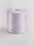 Шнур нейлоновый на бобине d=2 мм, L=100 м, белый - Фото 3