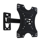 УЦЕНКА Кронштейн LuazON, для ТВ, наклонный, поворотный, от стены 60-200мм, 14-42", чёрный - Фото 1